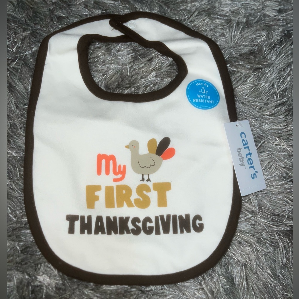 Carters My First Thanksgiving bib